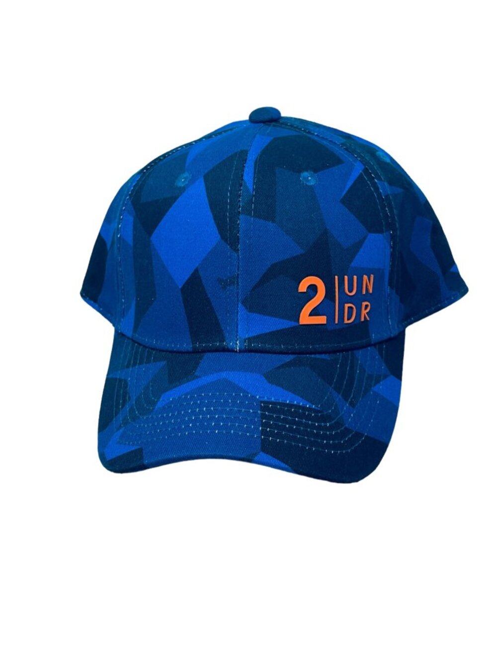 2undr Hat One Size Blue Camo Full Print Adjustable Snapback Flexfit Tech NEW